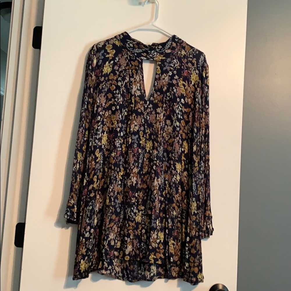 Umgee blue floral dress